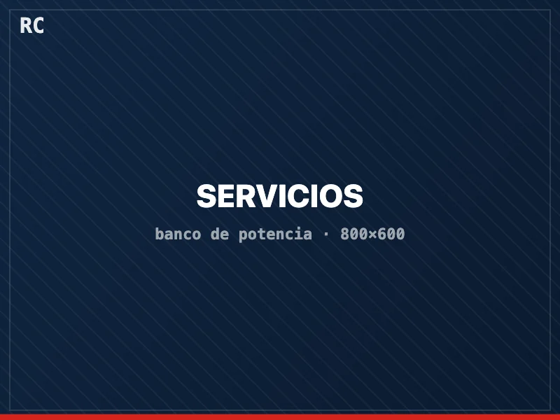 Banco de potencia con un vehículo durante una prueba de reprogramación
